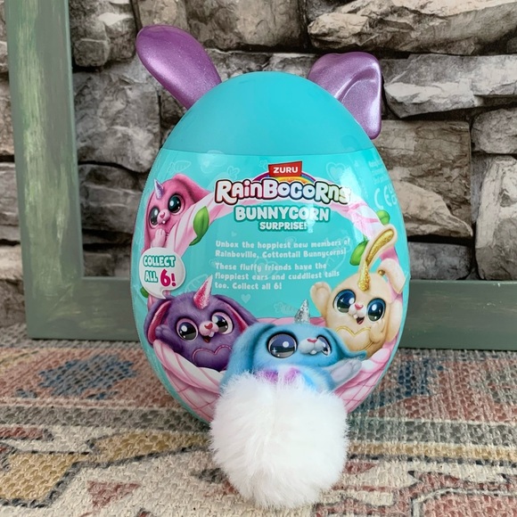 4 Zuru Rainbocorns Bunnycorn Surprise Bunny Unicorn Blind Box Cotton Tail Doll - Picture 8 of 10